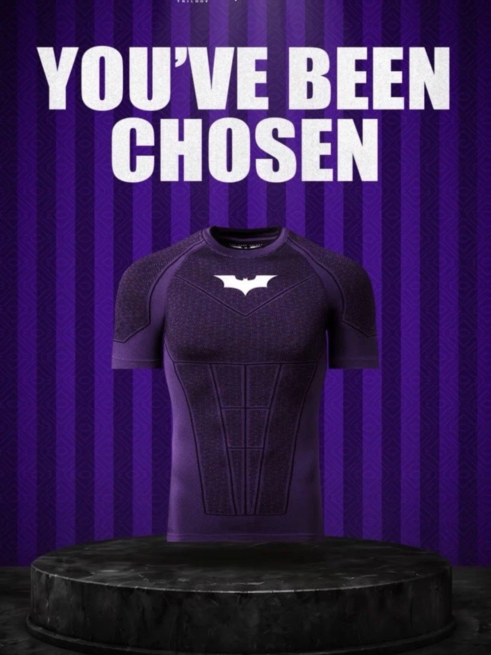 Youngla Batman short sleeve purple XL